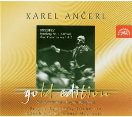 Richter/Baloghova, Serge Prokofieff (1891-1953) & Karel Ancerl - Sinfonie Nr 1/Klavkonz Nr 1+2 - Ancerl Gold Edition 10