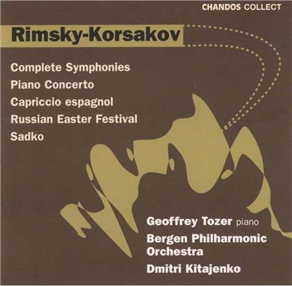 Geoffrey Tozer & Nikolai Rimsky-Korssakoff (1844-1908) - Complete Symphonies/Piano Conc