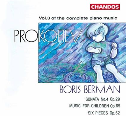 Boris Berman & Serge Prokofieff (1891-1953) - Piano Works Vol Iii
