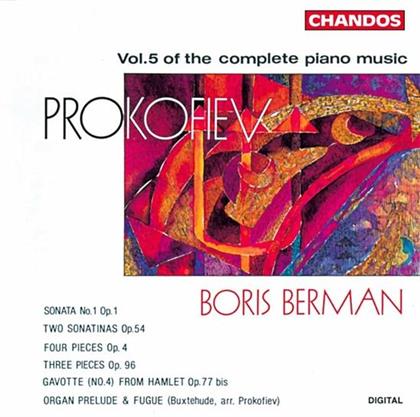 Boris Berman & Serge Prokofieff (1891-1953) - Piano Music Vol 5