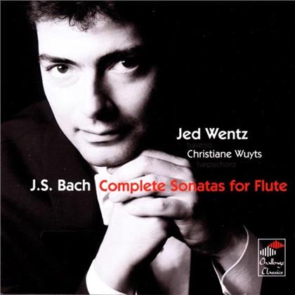 Jed Wentz & Johann Sebastian Bach (1685-1750) - Sämtl.Flötensonaten