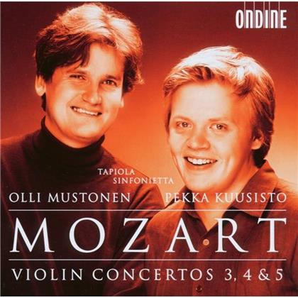 Kuusisto & Wolfgang Amadeus Mozart (1756-1791) - Violinkonzerte 3/4/5