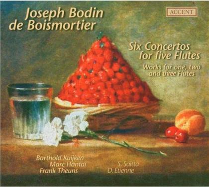 Kuijken/Hantai/Theun & Joseph Bodin de Boismortier (1691-1755) - Six Concerts F.5 Flutes