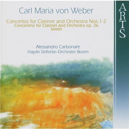 Alessandro Carbonare & Weber - Klarkonz 1+2/Sextett/Concertin