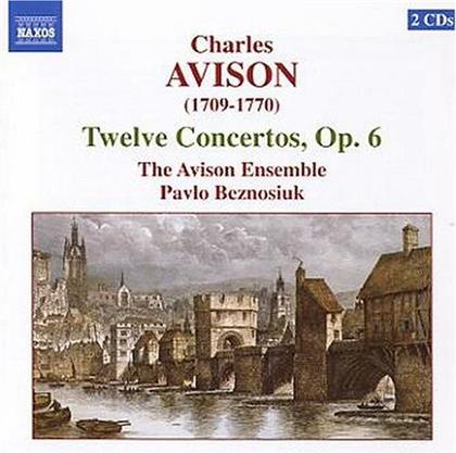 The Avison Ensemble & Avison - Twelve Concertos Op6 (2 CDs)