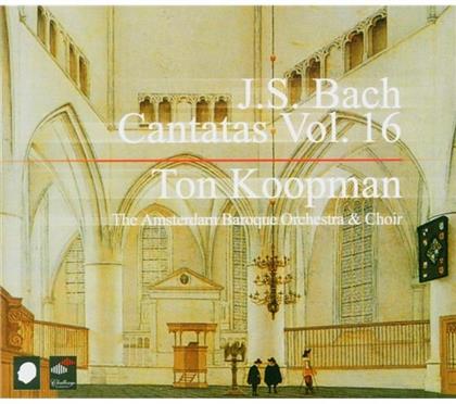 Koopman Ton / Amsterdam Baroque & Johann Sebastian Bach (1685-1750) - Kantaten Vol.16 (3 CDs)