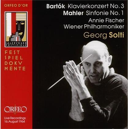 Annie Fischer, Gustav Mahler (1860-1911) & Bartok - Symph 1/Klav.Konz 3