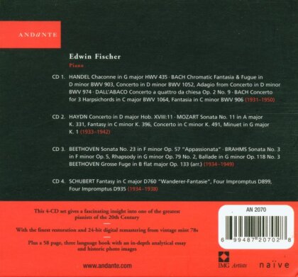 Edwin Fischer & Diverse/Klavier - Anthology