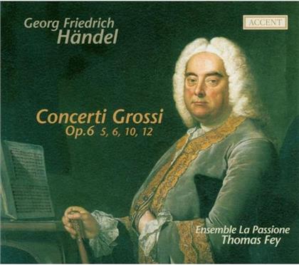 Ens La Passione & Georg Friedrich Händel (1685-1759) - Concerti Grossi Op6, 5+6+10+12