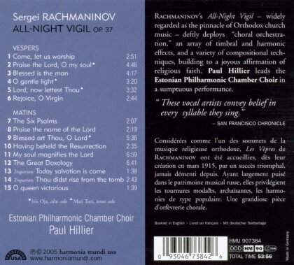 Estonian Philh.Choir & Sergej Rachmaninoff (1873-1943) - Vesper