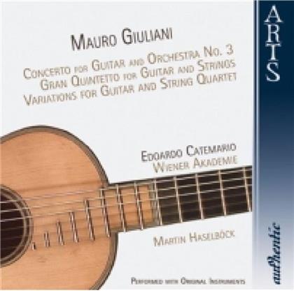 Catemario & Giuliani - Gitarrenkonz Nr 3/Gran Quintet