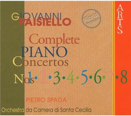 Spada & Giovanni Paisiello (1740-1816) - Klavierkonzerte (Komplett)