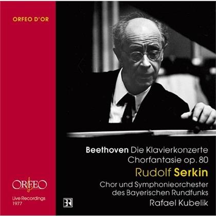 Rudolf Serkin & Ludwig van Beethoven (1770-1827) - Klavierkonzerte 1-5