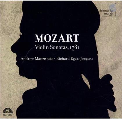 Manze Andrew / Egarr & Wolfgang Amadeus Mozart (1756-1791) - Violinson Kv376,377,380,403 (SACD)