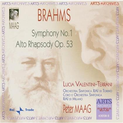 Valentini-Terrani & Johannes Brahms (1833-1897) - Sinf Nr 1/Altrhapsodie