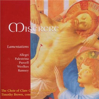 Choir of Clare College, Cambridge & Diverse/Geistlich - Miserere