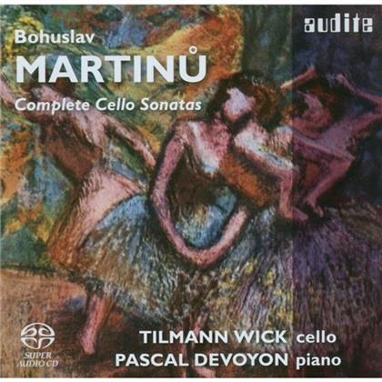Wick/Devoyon & Martinu - Cellosonaten Nr 1-3 (SACD)