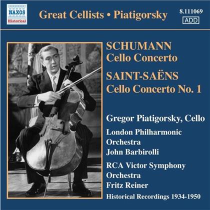 Gregor Piatigorsky & Schumann/Saint-Saens - Cellokonzerte/Ua