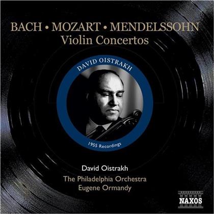 David Oistrakh & Bach/Mozart/Mendelss - Violinkonzerte