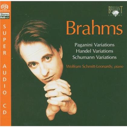 Schmitt-Leonardy & Johannes Brahms (1833-1897) - Klaviervariationen (SACD)