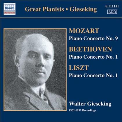 Walter Gieseking & Mozart/Beeth/Liszt - Klavk 9/Klavk 1/Klavk 1