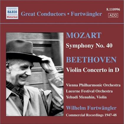 Menuhin Yehudi/Furtwaengler & Mozart / Beethoven - Sinf Nr 40/Violinkonzert