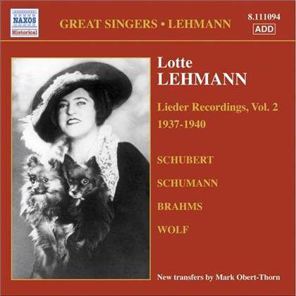Lotte Lehmann & --- - Lieder Volume 2
