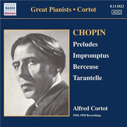 Alfred Cortot & Frédéric Chopin (1810-1849) - Preludes/Impromptus/Berceuses
