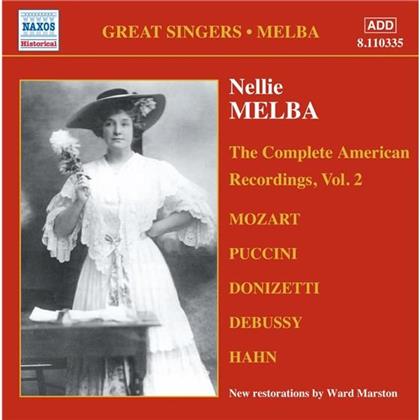 Nellie Melba & Diverse Gesang - American Rec. Vol 2