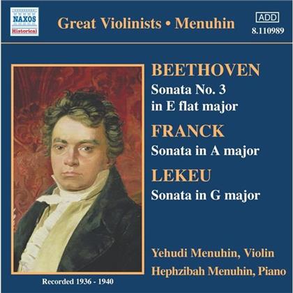 Yehudi Menuhin & Beeth/Franck/Lekeu - Violinsonaten