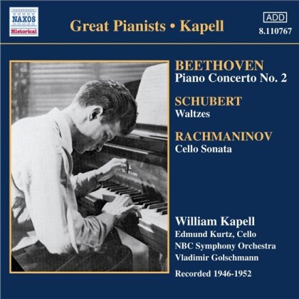 Kapell & Beeth/Schub/Rachman - Klavk 2/Tänze/Cellosonate
