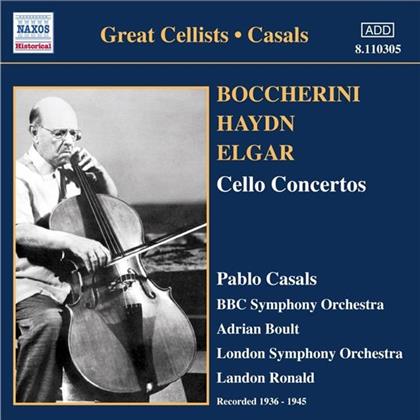 Pablo Casals (1876 - 1973) & Boult/Landon - Cellokonzerte