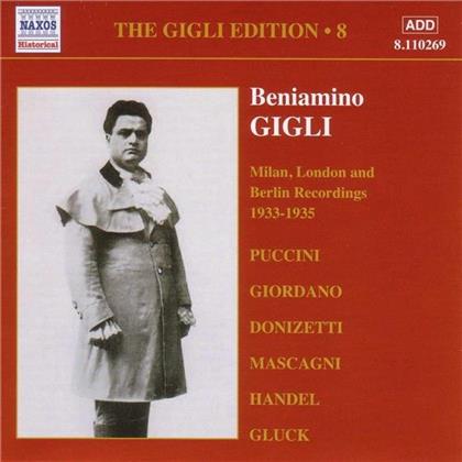 Beniamino Gigli & Diverse Gesang - Gigli Edition 8