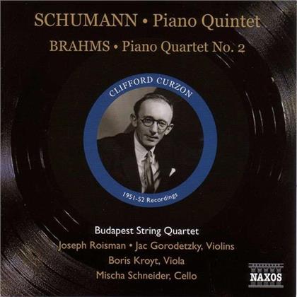 Curzon Clifford / Budapest Quartet & Schumann/Brahms/+ - Klavquint Op44/Klavquart Nr 2