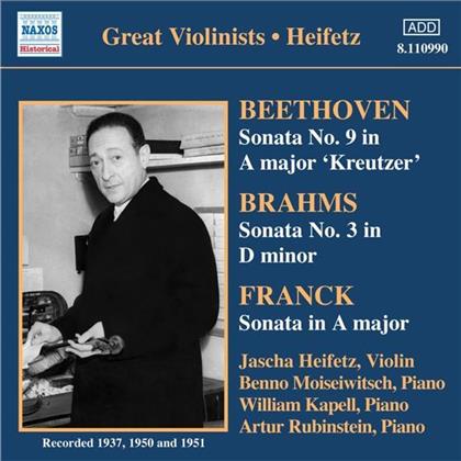 Jascha Heifetz & Beeth/Franck/Brahms - Violinsonaten