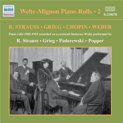 --- & Various - Welte-Mignon Pianorol
