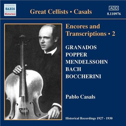 Pablo Casals (1876 - 1973) & Diverse Cello - Encores&Transcript.2