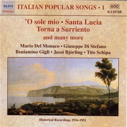 Gigli/Schipa/Del Mon & --- - Italian Poular Songs 1