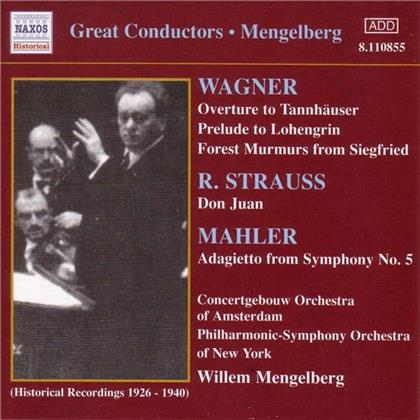 --- & Wagner/Strauss/Mahle - Ouvertüren/Don Juan/Adagietto