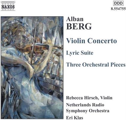 Rebecca Hirsch & Berg - Violinkonz/Lyr Suite/3 Orchstk