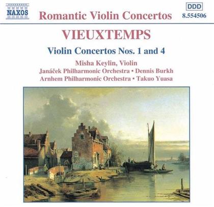 Keylin & Henri Vieuxtemps (1820-1881) - Violinkonz. Nr.1+4