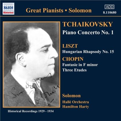 Solomon & Peter Iljitsch Tschaikowsky (1840-1893) - Klavierkonzerte