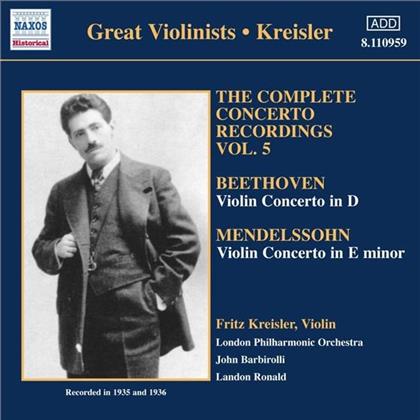 Kreisler & Beethoven/Mendelssoh - Violinkonzerte