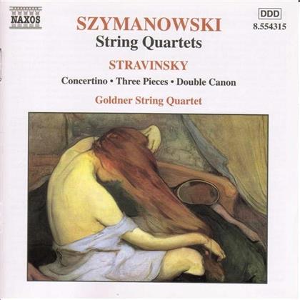 Goldner String Quartet & Szymanowski/Strawins - Streichquartette