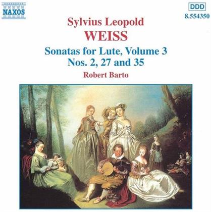 Silvius Leopold Weiss (1686-1750) & Robert Barto - Lautensonaten Vol.3