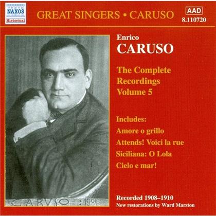 Enrico Caruso & Diverse Gesang - Complete Rec.Vol. 5
