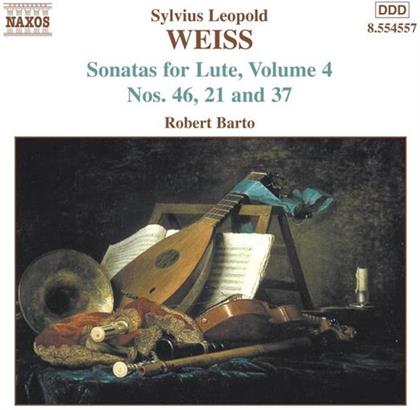 Silvius Leopold Weiss (1686-1750) & Robert Barto - Lautensonaten Vol.4