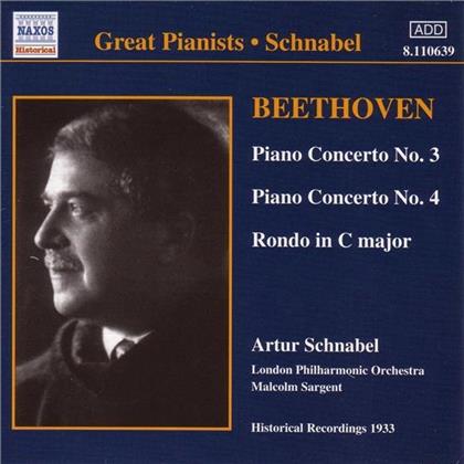 Artur Schnabel (1882-1951) & Ludwig van Beethoven (1770-1827) - Klavierkonz Nr 3+4