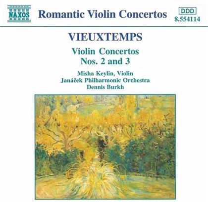 Keylin & Henri Vieuxtemps (1820-1881) - Violinkonzerte 2+3