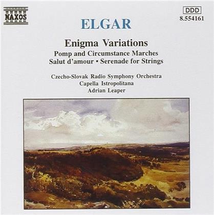Sir Edward Elgar (1857-1934), Adrian Leaper, Czecho-Slovak Radio Symphony Orchestra & Capella Istropolitana - Enigma Variations, Pomp and Circumstance, Salut d'amour, Serenade for Strings
